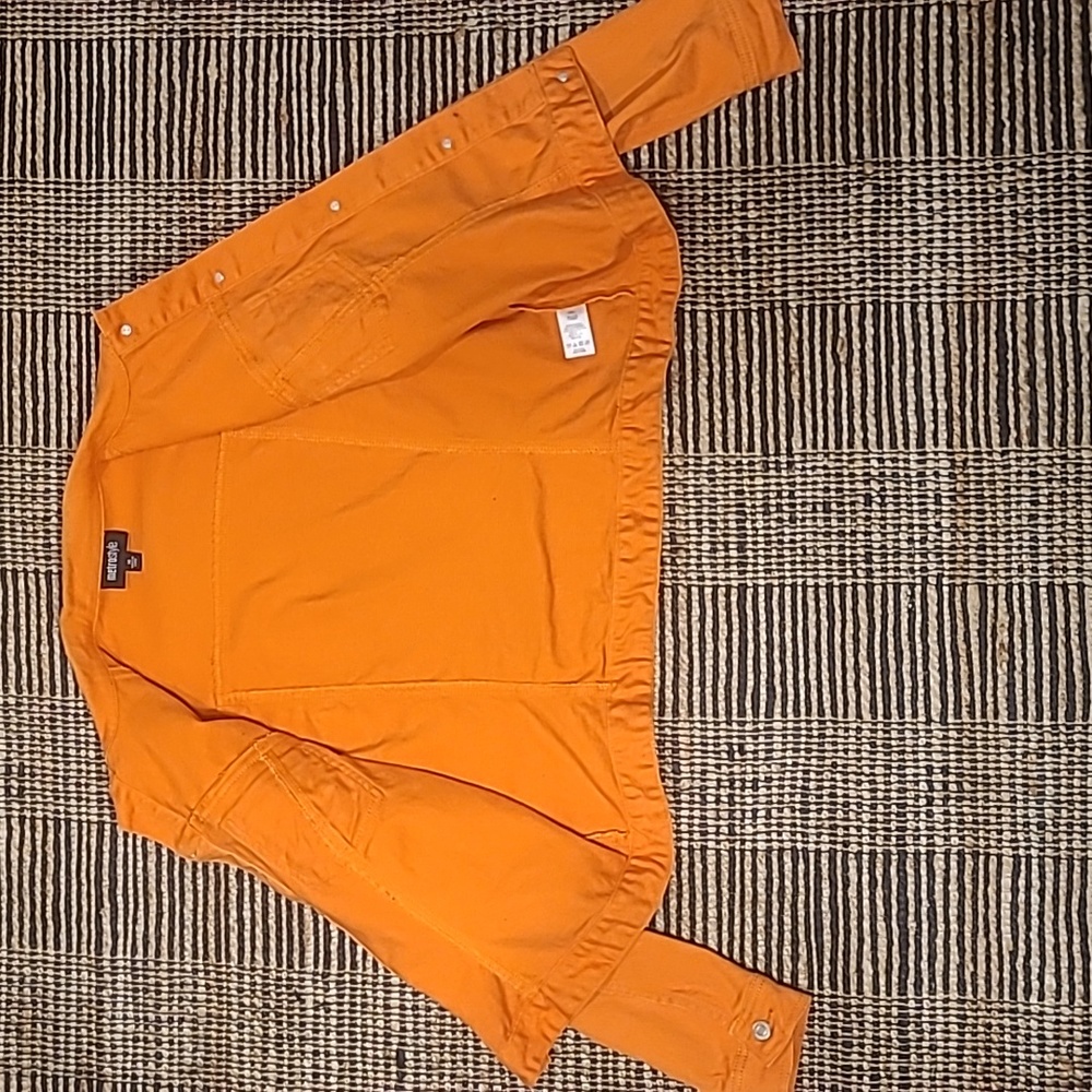 ORANGE JEAN JACKET - Picture 8 of 9